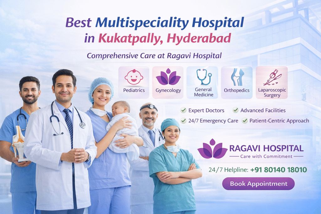 Best Multispeciality Hospital in Kukatpally, Hyderabad – Comprehensive Care at Ragavi Hospital